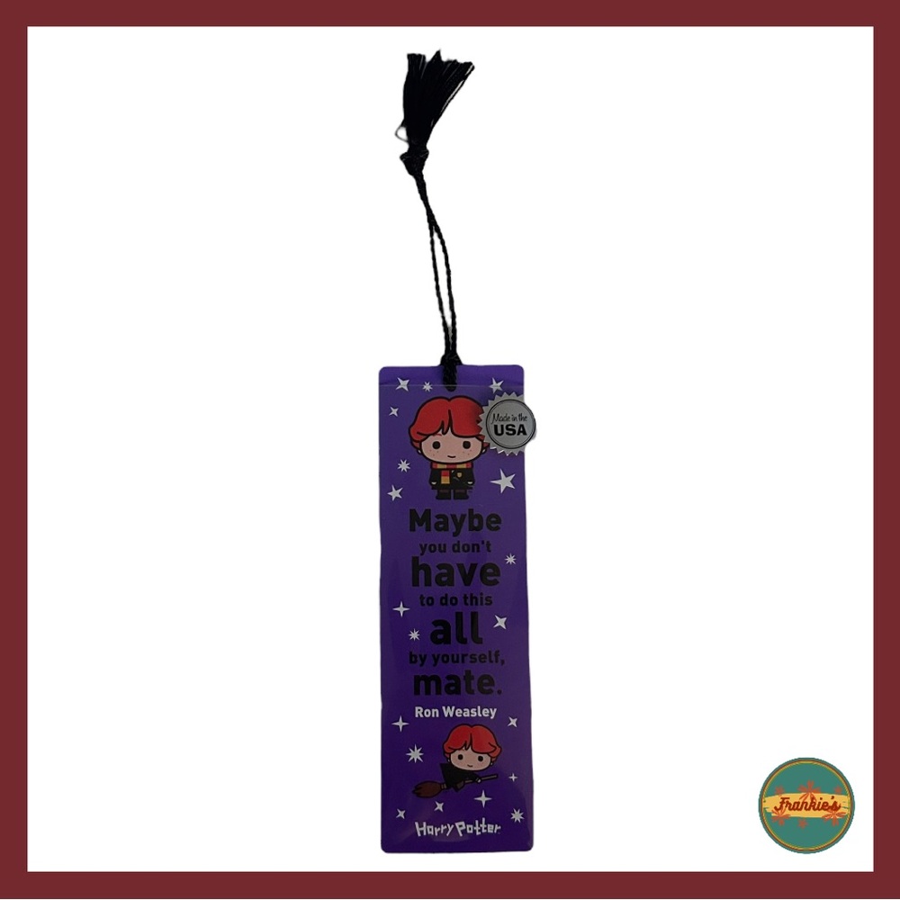 ✨Name Your Price Sale!✨ Harry Potter Quote Bookmark, Purple, Tassel Ron Weasley